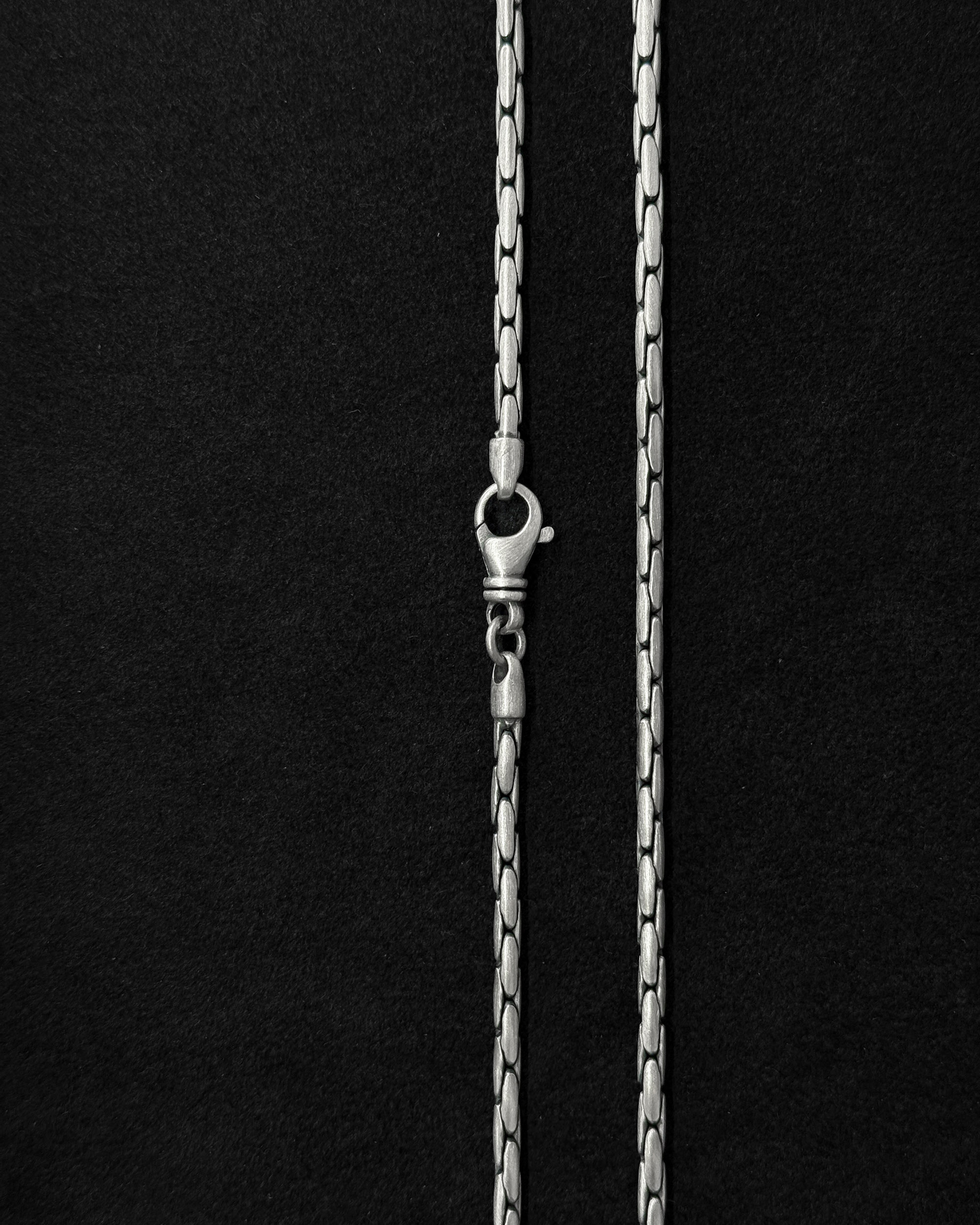srebrny łańcuszek męski 55cm Reytel